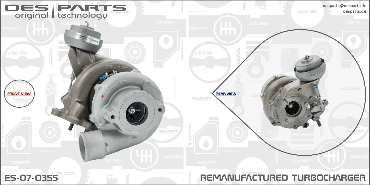 Lader, Aufladung OES PARTS ES-07-0355