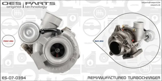 Lader, Aufladung OES PARTS ES-07-0394 Bild Lader, Aufladung OES PARTS ES-07-0394