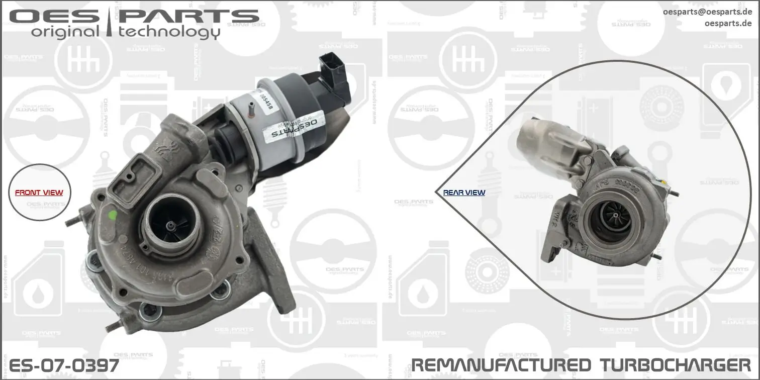 Lader, Aufladung OES PARTS ES-07-0397