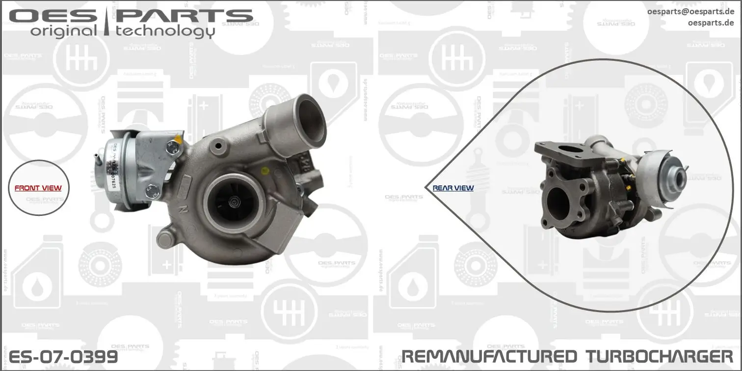 Lader, Aufladung OES PARTS ES-07-0399