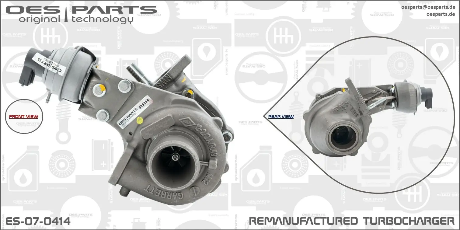 Lader, Aufladung OES PARTS ES-07-0414