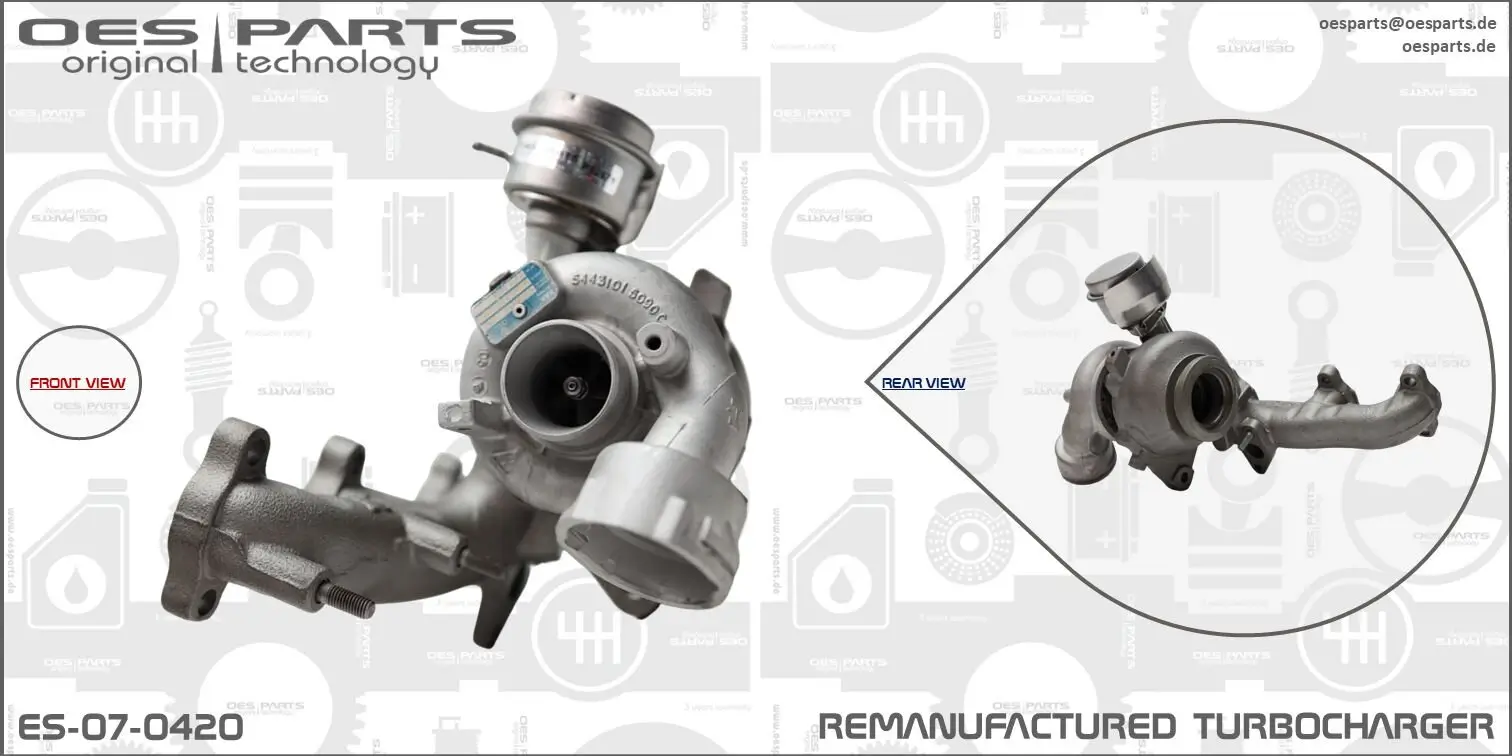 Lader, Aufladung OES PARTS ES-07-0420