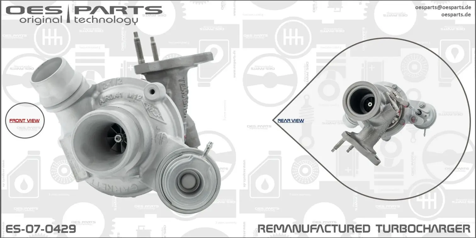 Lader, Aufladung OES PARTS ES-07-0429