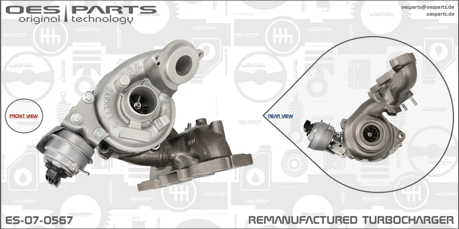 Lader, Aufladung OES PARTS ES-07-0567