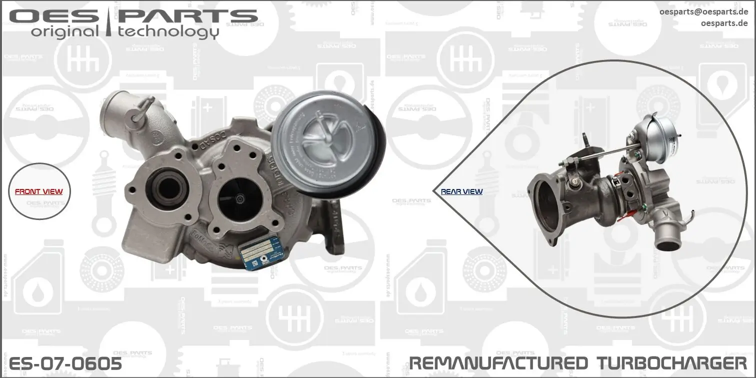 Lader, Aufladung OES PARTS ES-07-0605 Bild Lader, Aufladung OES PARTS ES-07-0605