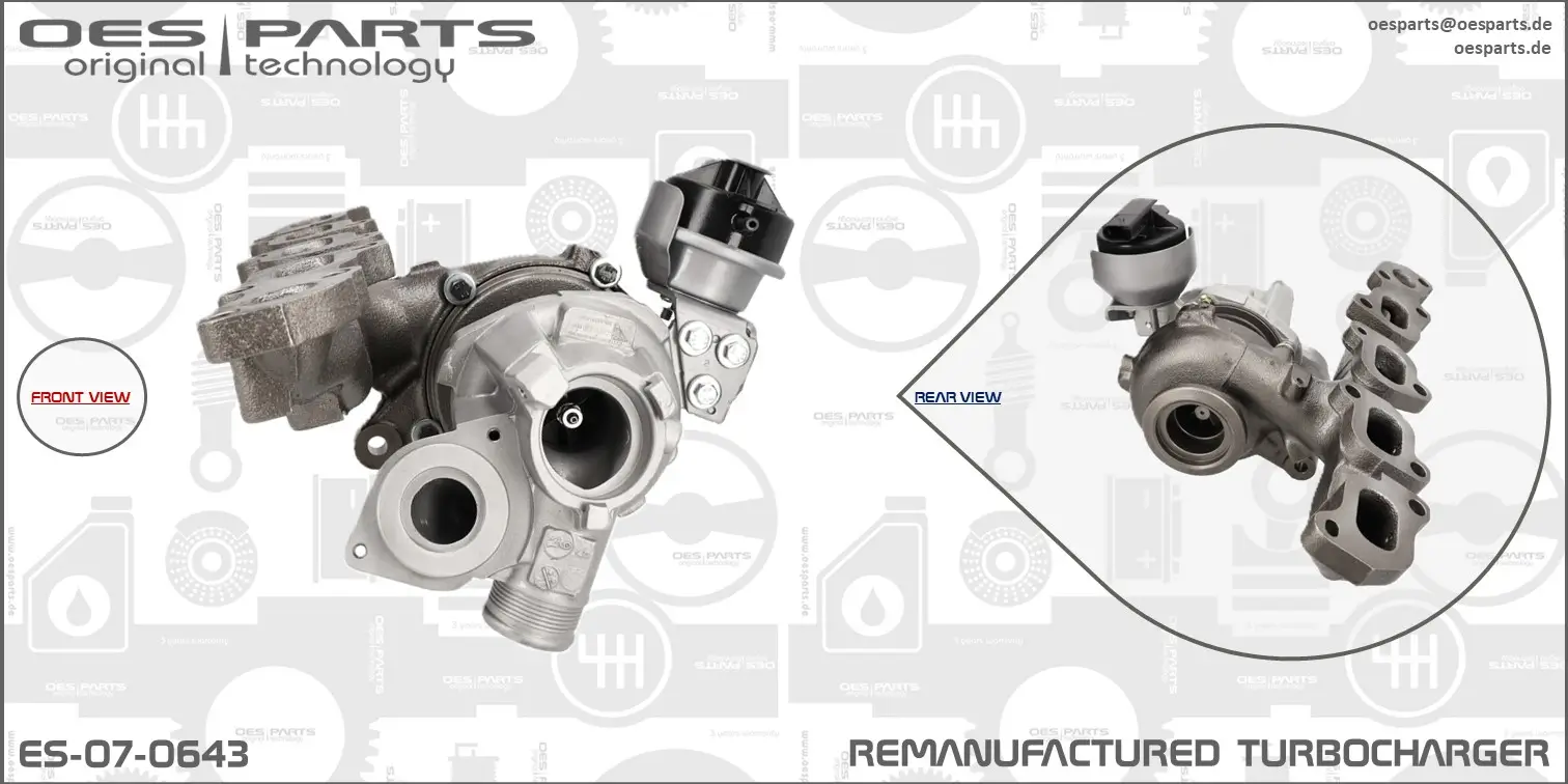 Lader, Aufladung OES PARTS ES-07-0643