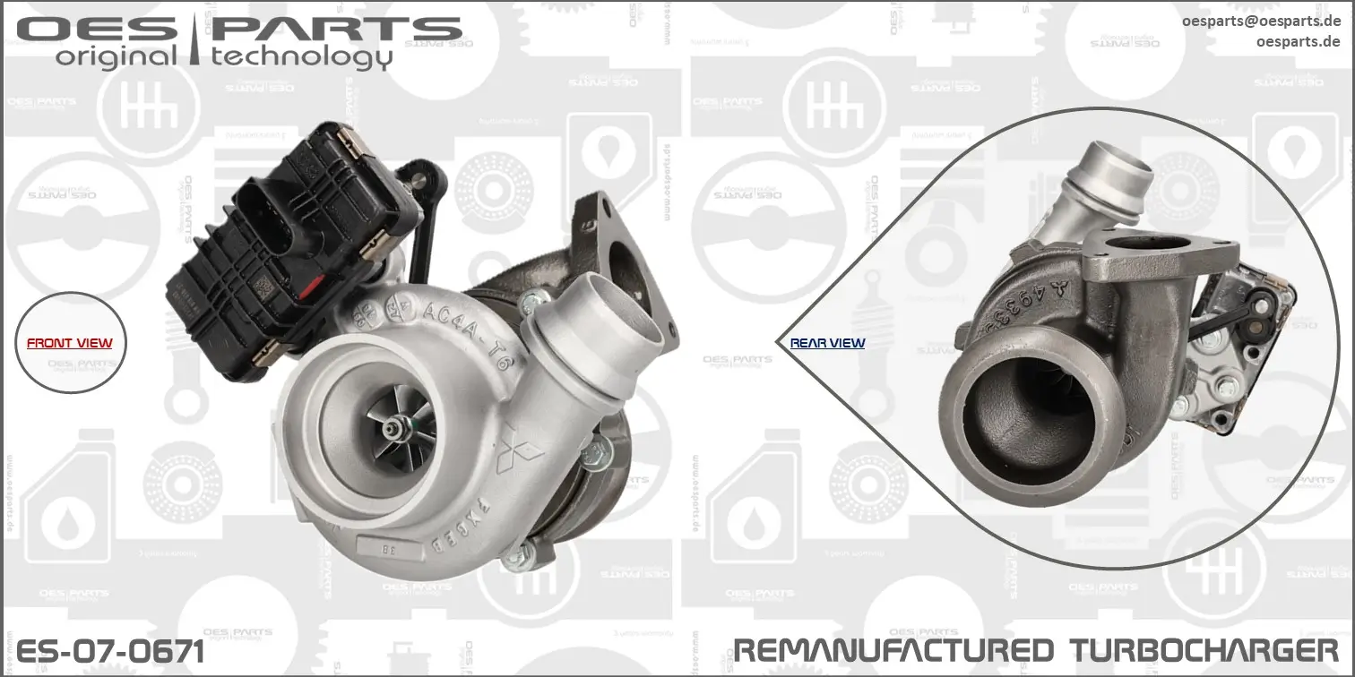 Lader, Aufladung OES PARTS ES-07-0671