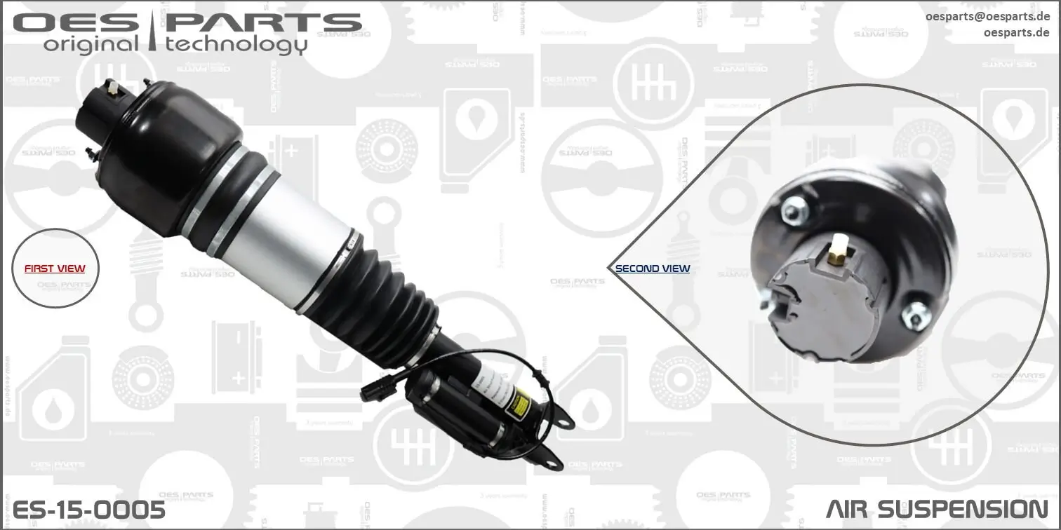 Luftfederbein 1. Vorderachse links OES PARTS ES-15-0005