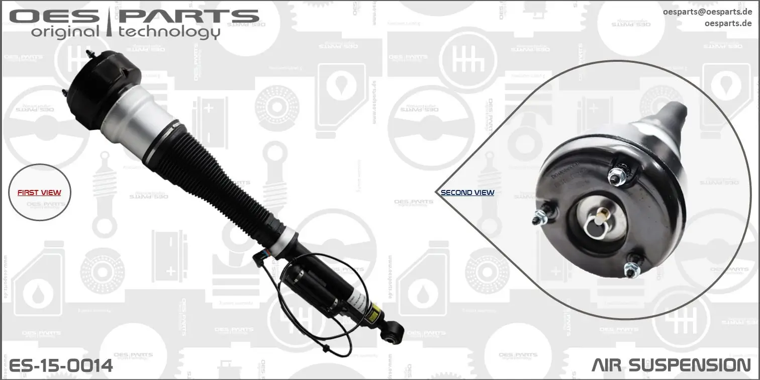 Luftfederbein 1. Hinterachse rechts OES PARTS ES-15-0014