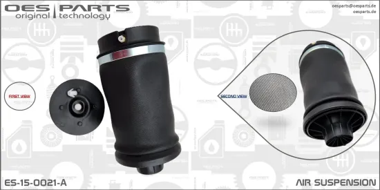 Luftfeder, Fahrwerk OES PARTS ES-15-0021-A Bild Luftfeder, Fahrwerk OES PARTS ES-15-0021-A