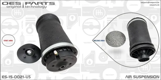 Luftfeder, Fahrwerk OES PARTS ES-15-0021-US Bild Luftfeder, Fahrwerk OES PARTS ES-15-0021-US