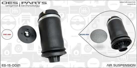 Luftfeder, Fahrwerk OES PARTS ES-15-0021 Bild Luftfeder, Fahrwerk OES PARTS ES-15-0021