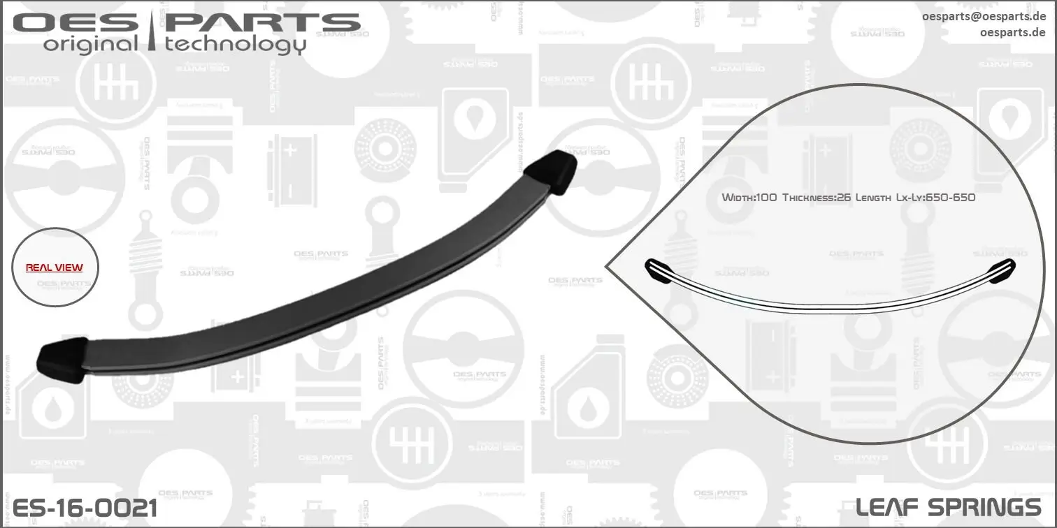 Federblatt Hinterradaufhängung OES PARTS ES-16-0021