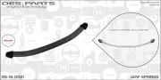 Federblatt Hinterradaufhängung OES PARTS ES-16-0021