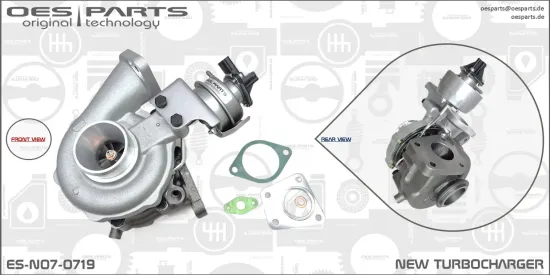 Lader, Aufladung OES PARTS ES-N07-0719 Bild Lader, Aufladung OES PARTS ES-N07-0719