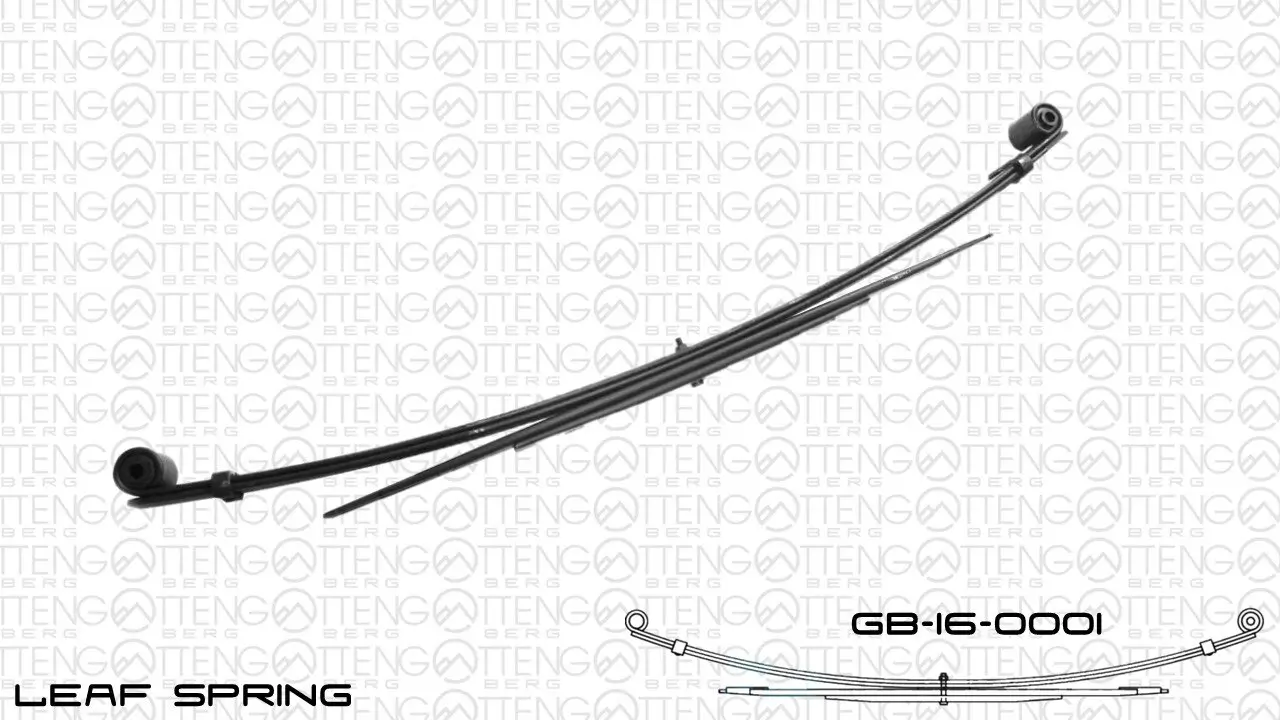 Federblatt Hinterradaufhängung OES PARTS GB-16-0001