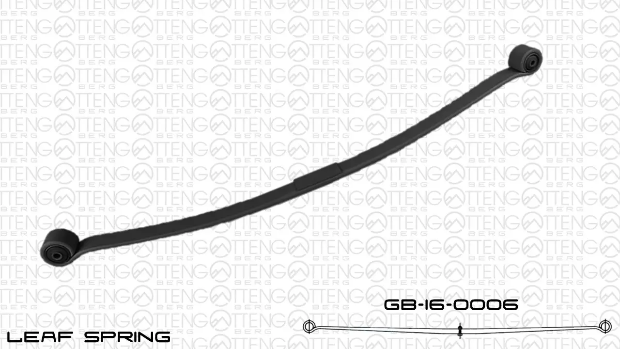 Federblatt Hinterradaufhängung OES PARTS GB-16-0006