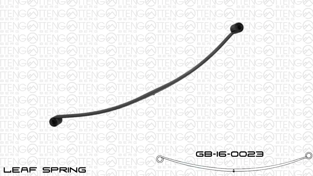 Federblatt Hinterradaufhängung OES PARTS GB-16-0023