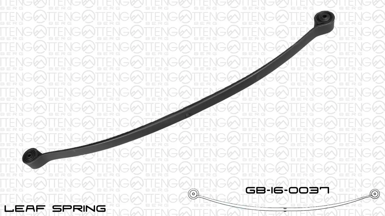 Federblatt Hinterradaufhängung OES PARTS GB-16-0037