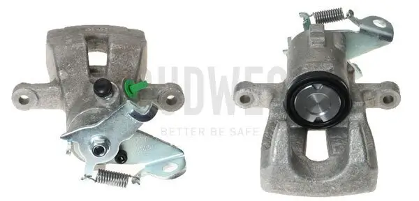 Bremssattel hinter der Achse Hinterachse links Axia 393826