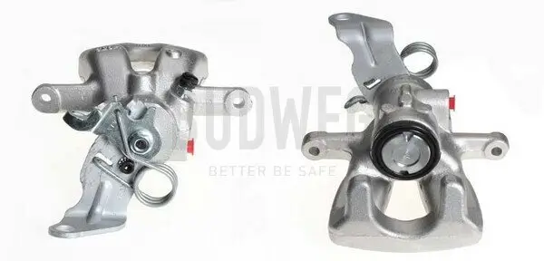 Bremssattel hinter der Achse Hinterachse links Axia 393784