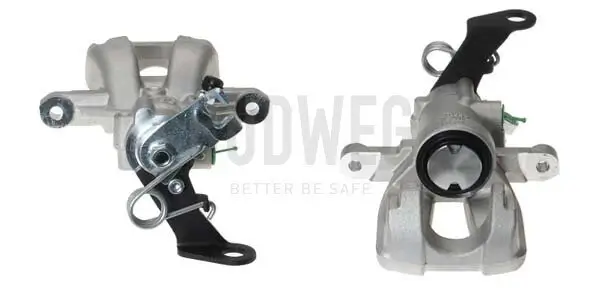 Bremssattel hinter der Achse Hinterachse links Axia 393986