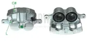 Bremssattel hinter der Achse Vorderachse links Axia 394472