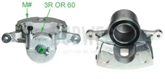 Bremssattel hinter der Achse Vorderachse rechts Axia 394527 Bild Bremssattel hinter der Achse Vorderachse rechts Axia 394527