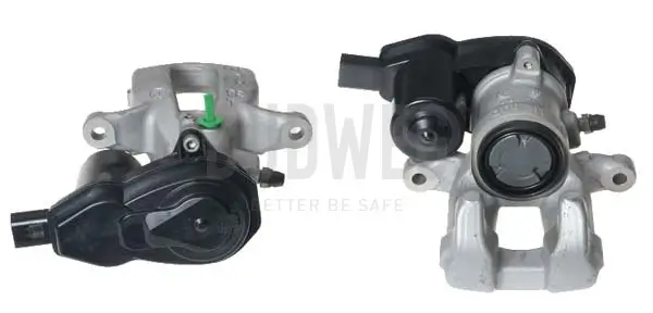 Bremssattel hinter der Achse Hinterachse links Axia 395682