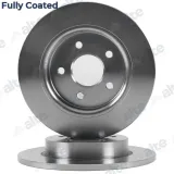 Bremsscheibe Hinterachse ALTE AUTOMOTIVE 128527FCAL