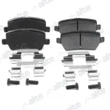 Bremsbelagsatz, Scheibenbremse Hinterachse ALTE AUTOMOTIVE 138025CAL