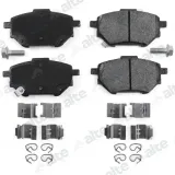 Bremsbelagsatz, Scheibenbremse Hinterachse ALTE AUTOMOTIVE 138108BAL