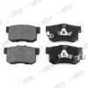 Bremsbelagsatz, Scheibenbremse Hinterachse ALTE AUTOMOTIVE 138257AAL