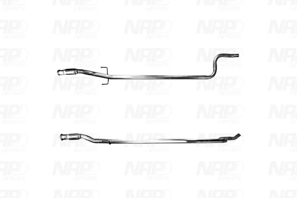 Abgasrohr Mitte NAP carPARTS CAC10010