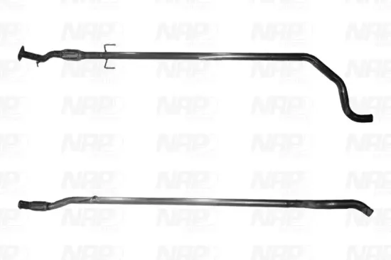 Abgasrohr Mitte NAP carPARTS CAC10593 Bild Abgasrohr Mitte NAP carPARTS CAC10593
