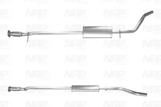 Abgasrohr Mitte NAP carPARTS CAC10608 Bild Abgasrohr Mitte NAP carPARTS CAC10608