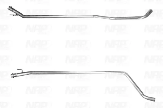 Abgasrohr hinten NAP carPARTS CAC10649 Bild Abgasrohr hinten NAP carPARTS CAC10649