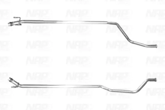 Abgasrohr hinten NAP carPARTS CAC10701 Bild Abgasrohr hinten NAP carPARTS CAC10701