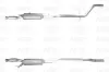 Ruß-/Partikelfilter, Abgasanlage hinten NAP carPARTS CAD10559
