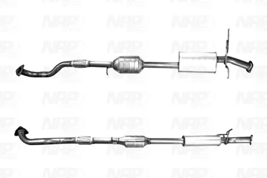 Katalysator hinten NAP carPARTS CAK10347 Bild Katalysator hinten NAP carPARTS CAK10347