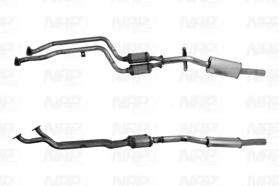 Katalysator NAP carPARTS CAK11415 Bild Katalysator NAP carPARTS CAK11415