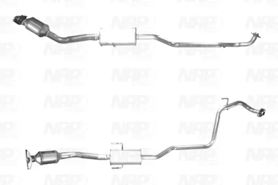 Katalysator hinten NAP carPARTS CAK11457 Bild Katalysator hinten NAP carPARTS CAK11457