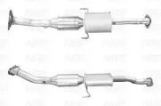 Katalysator hinten NAP carPARTS CAK11470
