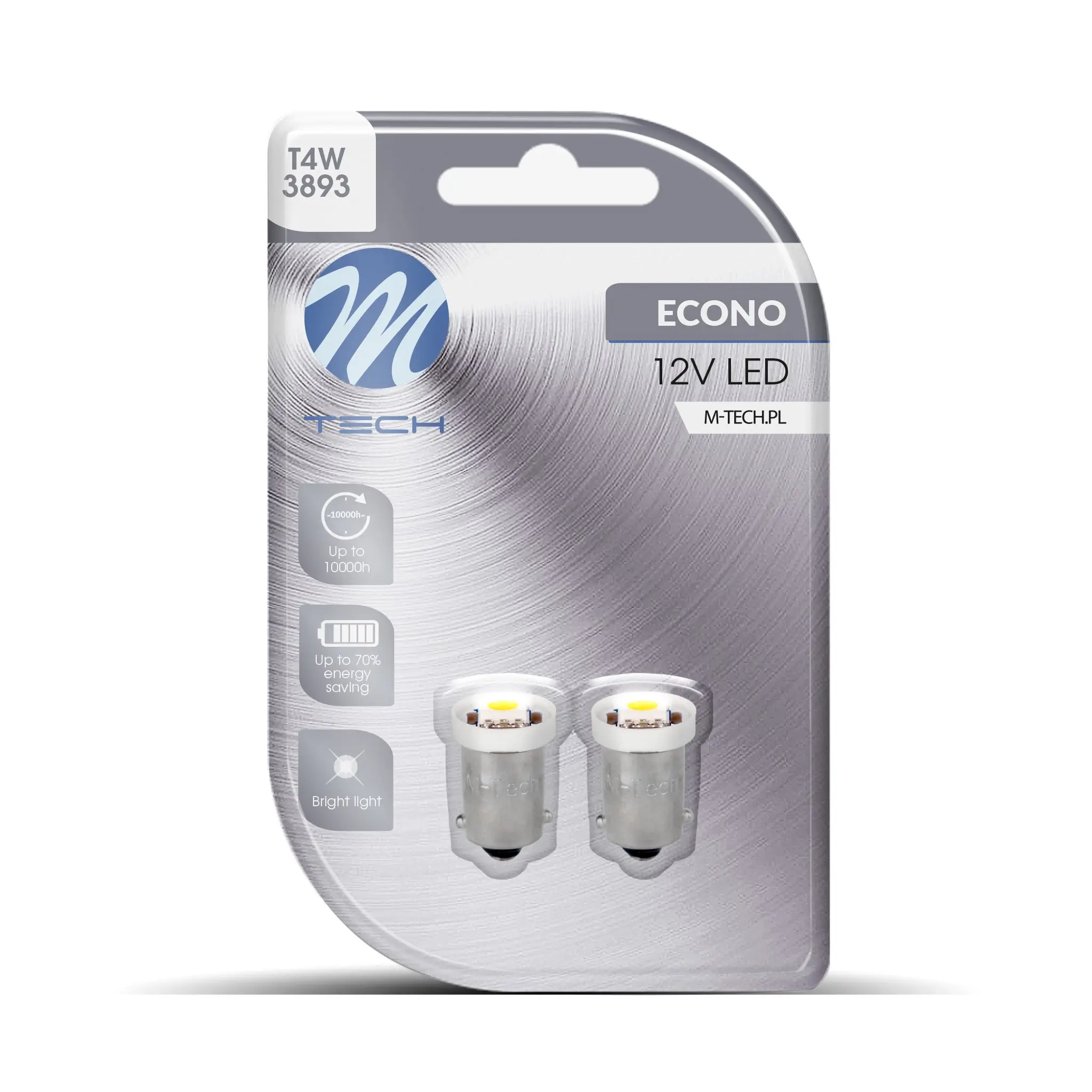 Glühlampe, Kennzeichenleuchte 12 V 0.3 W LED M-Tech LB008W