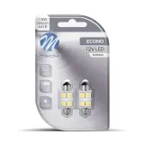 Glühlampe, Kennzeichenleuchte 12 V 0.73 W LED M-Tech LB072W