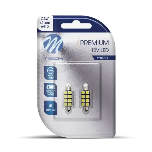 Glühlampe, Kennzeichenleuchte 12 V 1.8 W LED M-Tech LB327W Bild Glühlampe, Kennzeichenleuchte 12 V 1.8 W LED M-Tech LB327W