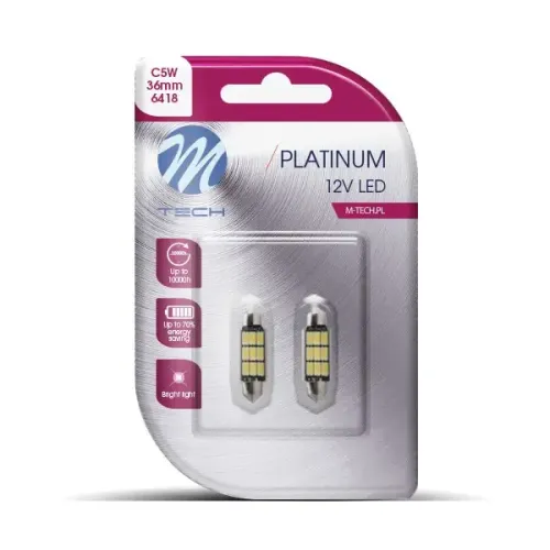 Glühlampe, Kennzeichenleuchte 13,6 V 2.8 W LED M-Tech LB815W Bild Glühlampe, Kennzeichenleuchte 13,6 V 2.8 W LED M-Tech LB815W
