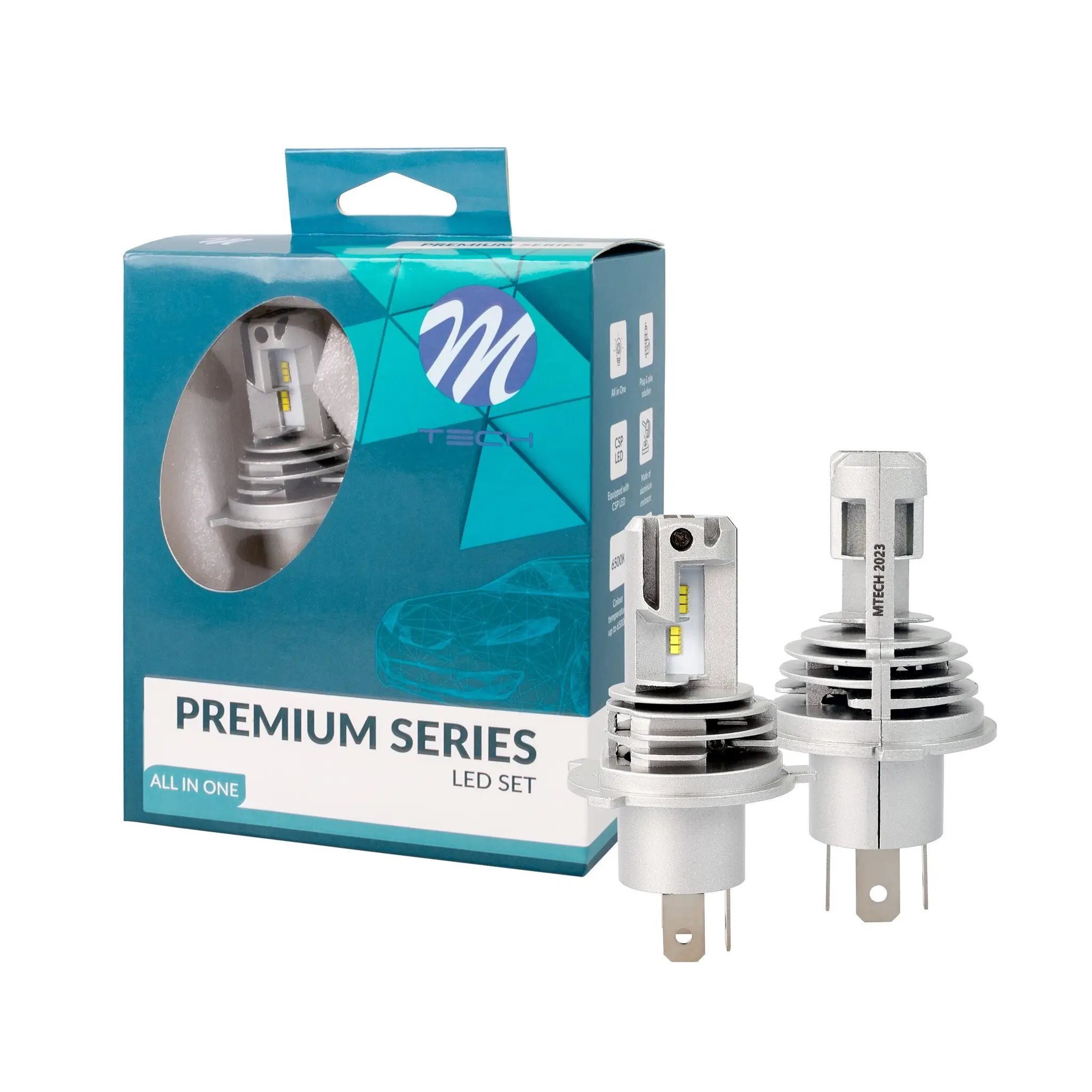 Glühlampe, Fernscheinwerfer 12 V 1 W H4 M-Tech LSAL4