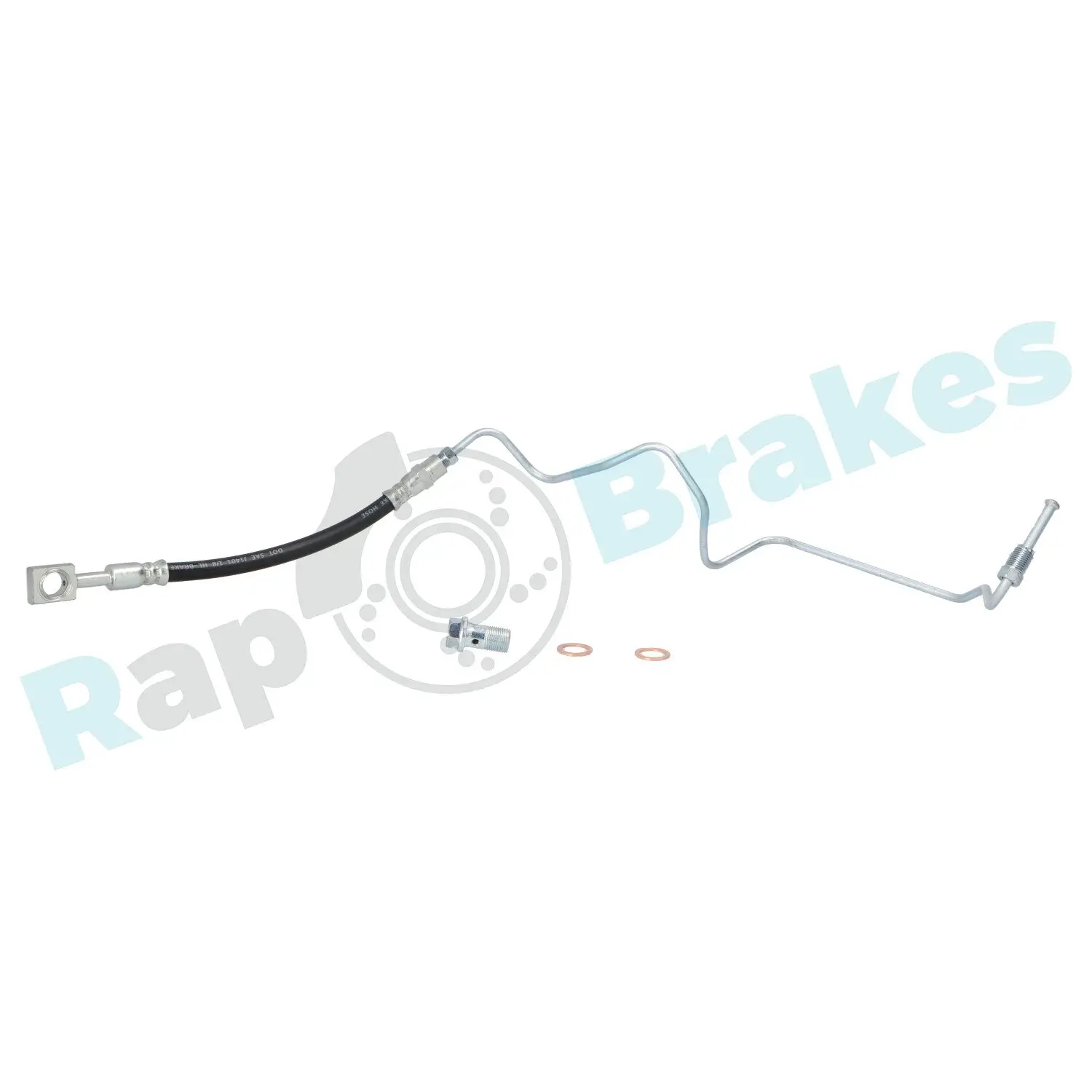 Bremsschlauch Hinterachse links RAP BRAKES R-H0748