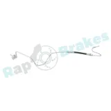 Bremsschlauch Hinterachse rechts RAP BRAKES R-H1464